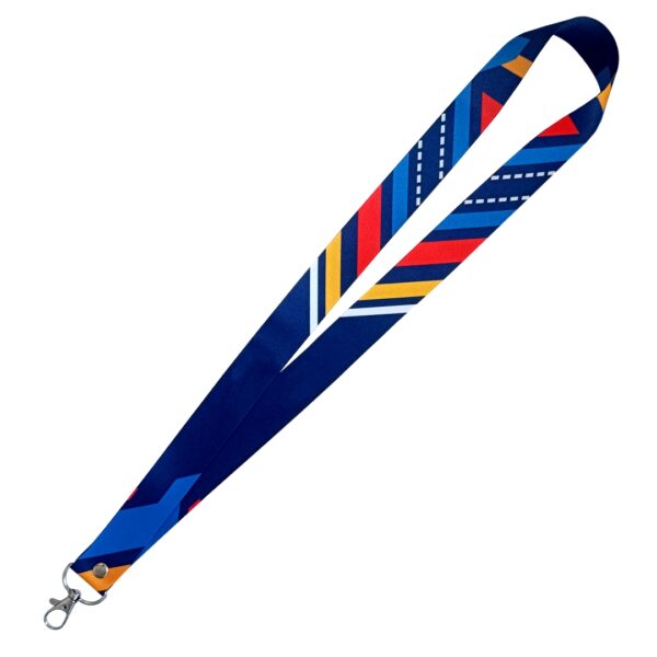 Lanyard Doble Cara con Cáncamo Premium Metálico